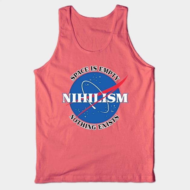 Nihilist / Nasa Meme Parody Design Tank Top by DankFutura